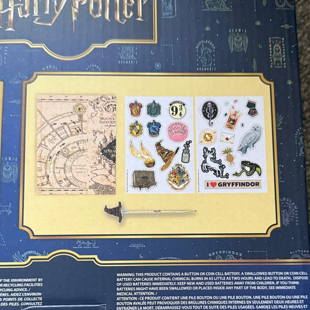 Harry Potter Light Up Marauders Map Diary Set